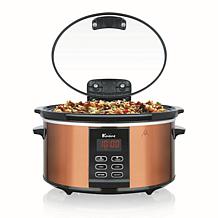 Euro Cuisine Electric Programmable Slow Cooker - 6-quart