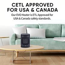 EVO Oscillating Ceramic Heater with Digital Display