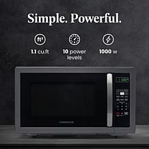 Farberware Classic 1.1 cu. ft. 1000-Watt Microwave - Black Stainless
