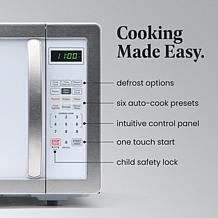 Farberware Classic 1.1 cu. ft. 1000-Watt Microwave - White & Platinum 