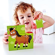 Farm Animal Block Puzzle - 6 Animal Pictures