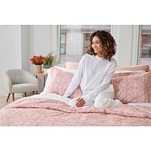 Farm to Home Organic Cotton Coral Batik Design Duvet Set - Queen