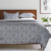 Farm to Home Organic Cotton Indigo Batik Design Duvet Set - Twin