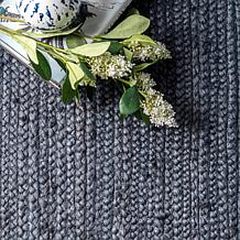 Farmhouse Jute Area Navy Rug