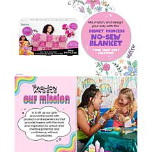 Fashion Angels Disney Princess No Sew Blanket, Blanket Craft Kit