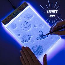 Fashion Angels Light Up Sketch Pad, Disney Stitch Beach Scenes