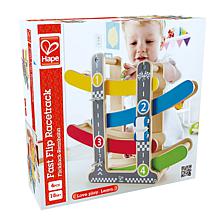 Fast Flip Kid's Colorful Wooden Racetrack