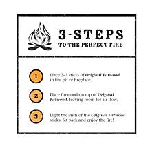 Fatwood Firestarter Kindling Sticks  ndash; Quickstart Tinder  25 l...