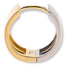 Fiorenza Gold-Plated Bold Chunky Huggie Hoop Earrings