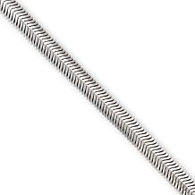 Fiorenza Jewelry Flat Snake Chain Magnetic Clasp Bracelet