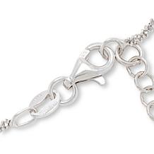 Fiorenza Jewelry Polished and Diamond-Cut 3-piece Necklace Set