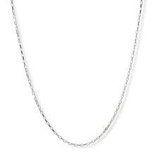 Fiorenza Sterling Silver Cordano Link Chain Adjustable 18