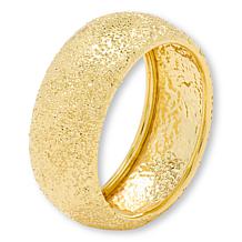 Fiorenza Stardust Glitter Finish Wide Band Ring