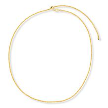 Fiorenza Sterling Silver Daisy Sparkle Chain 30" Necklace