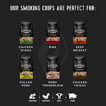 Fire & Flavor Premium All Natural Hardwood Smoking Chips, Cherry