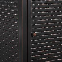 Fire Sense Albany Rectangular Aluminum LPG Fire Pit