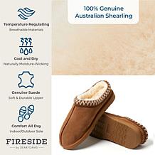 Fireside by Dearfoams Grafton Men's Genuine Shearling Clog