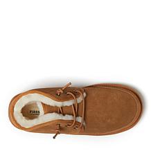Fireside by Dearfoams Men's Genuine Shearling Lace Up Boot-Shepparton