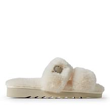 Fireside by Dearfoams Women's Benalla Genuine Shearling Slide