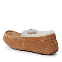 Fireside By Dearfoams Women's Mel Genuine Shearling Moccasin Slipper