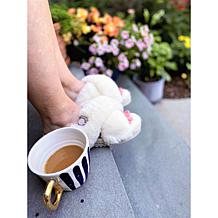 Fireside By Dearfoams Women's New Castle Shearling Slide Slippers