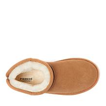 Fireside by Dearfoams Women's Shearling Ankle Bootie - Riverland