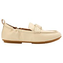 FitFlop Allegro Stud-Buckle Leather Loafers
