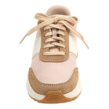 FitFlop F-Mode Flow Leather/Suede Flatform Sneaker
