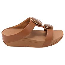 FitFlop Fino Marbled-Stone H-Bar Slides