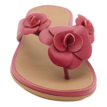 FitFlop Gracie Leather Flower Flip-Flop Sandal