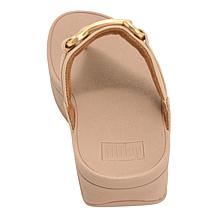 FitFlop Lulu Chunky Leather Toe-Post Sandals