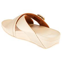FitFlop® Lulu Crystal Buckle Leather X-Band Sandal