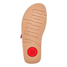 FitFlop Lulu Folded Knot Leather Toe-Post Sandal