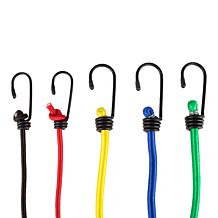 Fleming Supply 20-Piece Bungee Cord Assortment in Plastic Jar - Multi
