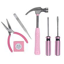 Fleming Supply Household Tool Box Set of 7 - Pink