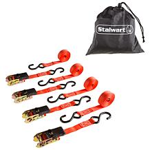 Fleming Supply Ratchet Tie Down Straps – 4 Pack