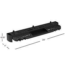 Fleming Supply Wall Mountable 61-Slot Tool Storage Shelf