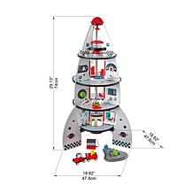 Four-Stage Rocket Ship Playset with Space Themed Accessories