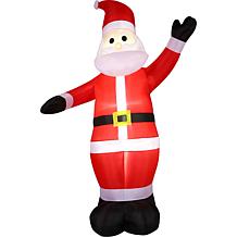 Fraser Hill Farm 10 Ft. Pre-Lit Inflatable Santa