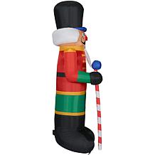 Fraser Hill Farm 10' Traditional Nutcracker Inflatable w Lights & Bag