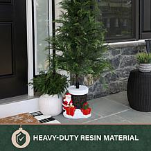 Fraser Hill Farm 15-in. Chimney Santa Christmas Tree Base for Artif...