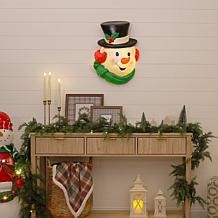 Fraser Hill Farm 19-in. Snowman Blow Mold Wall Decoration or Tree T...