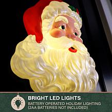 Fraser Hill Farm 20-in. Santa Claus Blow Mold Wall Decoration or Tr...