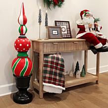 Fraser Hill Farm 4.2-Ft. Whimsical Christmas Finial