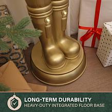Fraser Hill Farm 6-Ft. Traditional Nutcracker with Open Lid Hat in ...