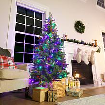 Fraser Hill Farm 6.3-F Celebration Pine Artificial Christmas Tree w...