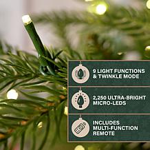 Fraser Hill Farm 7.5-Ft. Heritage Pine Pre-Lit Artificial Christmas...