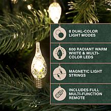 Fraser Hill Farm 7.5-Ft. North Star Pine Pre-Lit Artificial Christm...