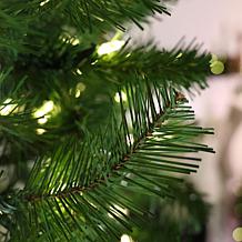 Fraser Hill Farm Evergreen Classic 6.5-Ft. Slim Artificial Christma...