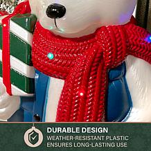 Fraser Hill Farm Fraser Hill Farm 30” Polar Bear Christmas Blow Mold